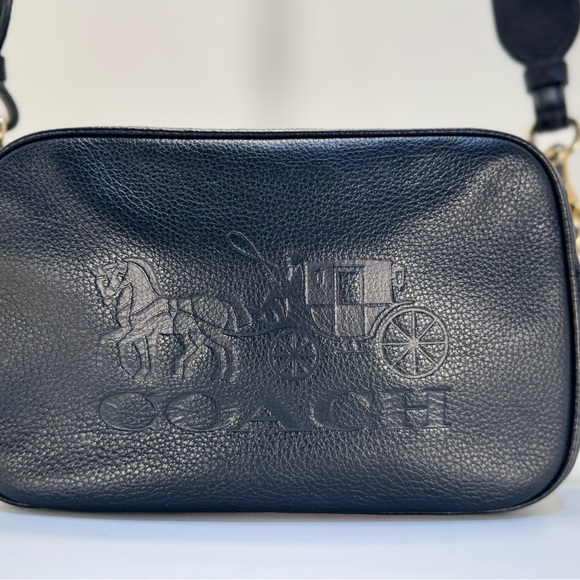 COACH TWO Jes Crossbody Bags One Black AND One Cream Both have a Strap - Picture 10 of 16